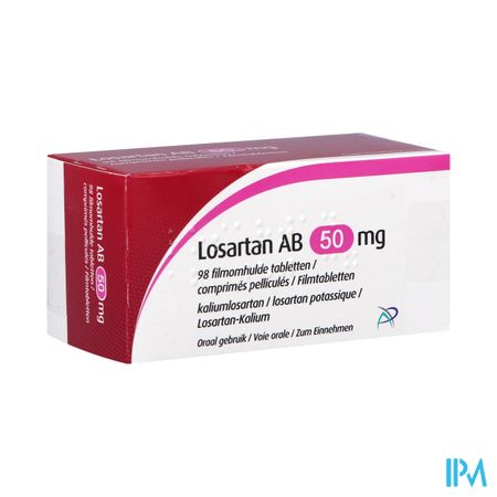 Losartan Ab 50mg Comp Pell 98