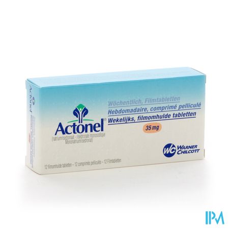 Actonel Hebodomadaire Tabl 12 X 35mg