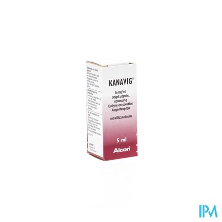 Kanavig 5mg/ml Collyre - Oogdruppels 5ml