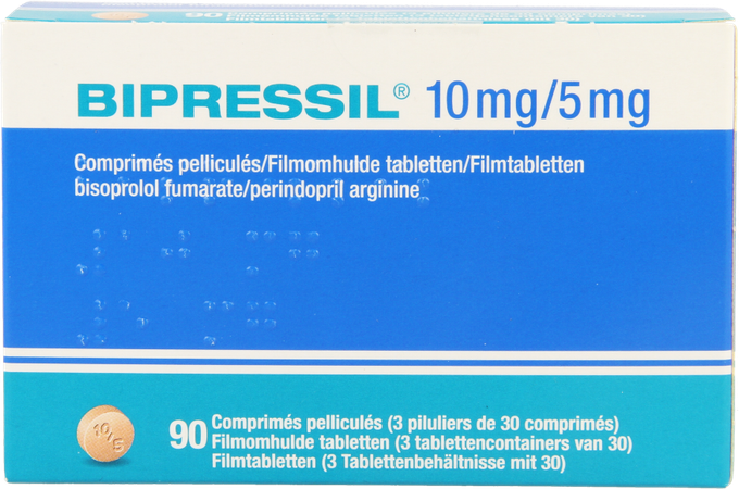 Bipressil 10mg/ 5mg Comp Pell 90 1