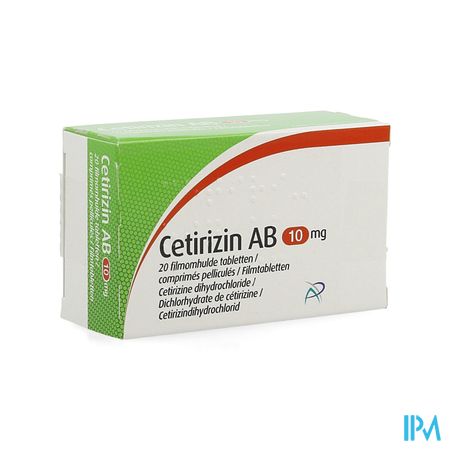 Cetirizin Ab 10mg Filmomh Tabl 20