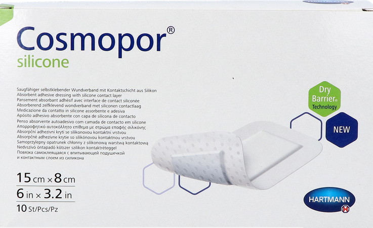 Cosmopor Silicone 15,0x 8cm 10 1