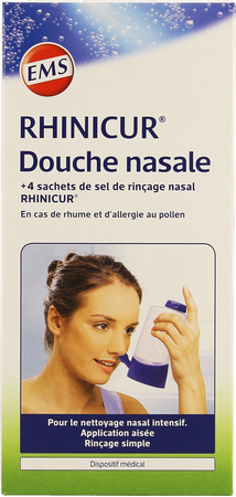 Rhinicur Douche Nasale + 4 Zakjes Spoelzout 7