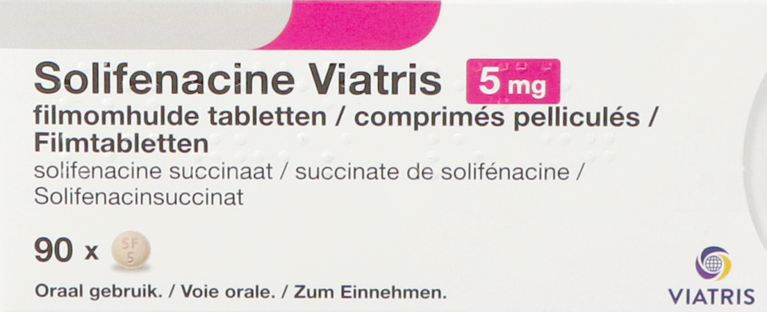 Solifenacine Viatris 5mg Filmomh Tabl 90 1