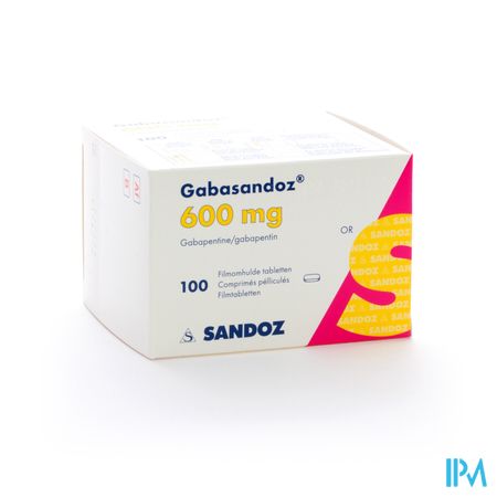 Gabapentine 600mg Sandoz Comp 100 X 600mg 1