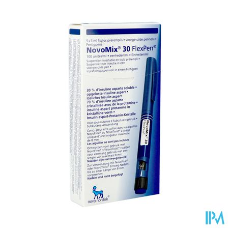 Novomix 30 Flexpen 5 X 3ml 100 U/ml