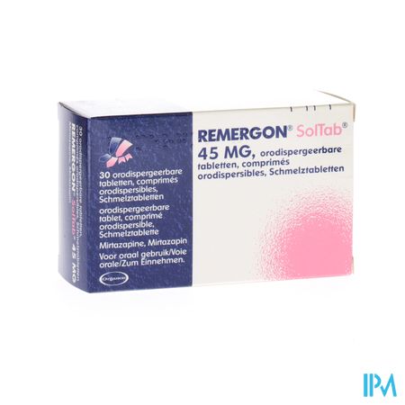 Remergon Sol Tabl 45mg Comp 30 X 45mg 2