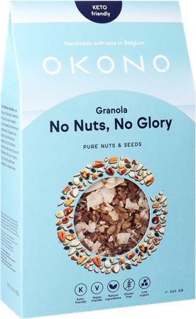 Okono Granola No Nut No Glory Pure Noten&zaden300g 1