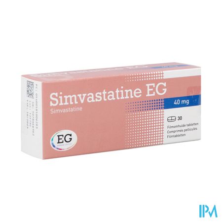 Simvastatine EG 40Mg Film.Tabl  30 Bl.Verv.2371797