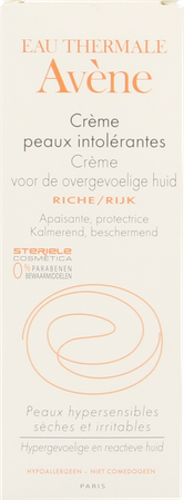 Avene Rijke Crème voor de overgevoelige huid Nf 50ml 3