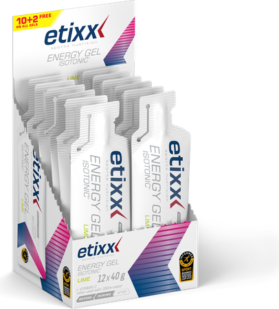 Etixx Isotonic Energy Gel Lime 12x40g 1