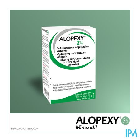Alopexy 2 % Liquid Fl Pipet/spray 1x60ml 2