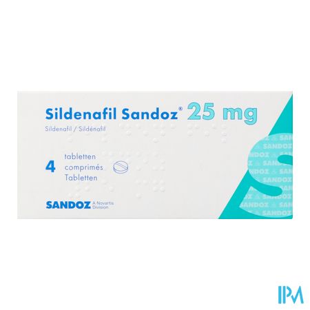 Sildenafil Sandoz 25mg Filmomh Tabl 4x 25mg 4