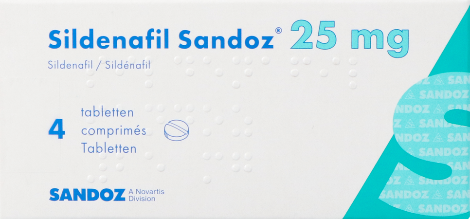 Sildenafil Sandoz 25mg Filmomh Tabl 4x 25mg 3