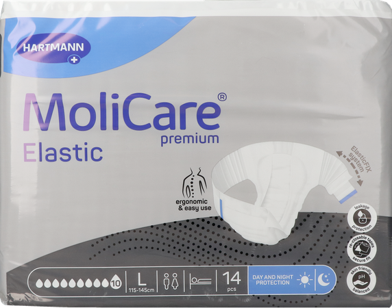 Molicare Pr Elastic 10drops l 14 P/s 2