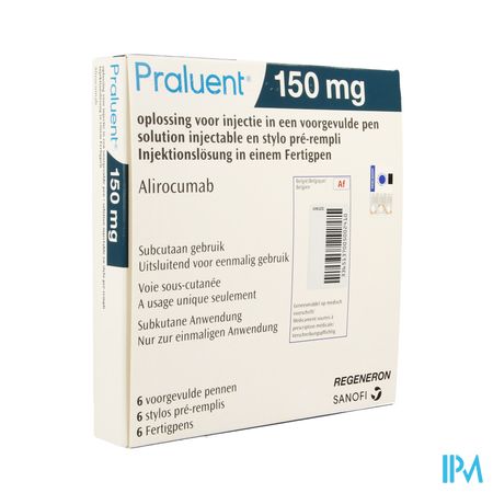 Praluent 150mg Opl Inj Voorgev.pen 6 X 150mg