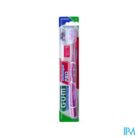 Gum Technique Pro Compact Medium Brosse Dents 528