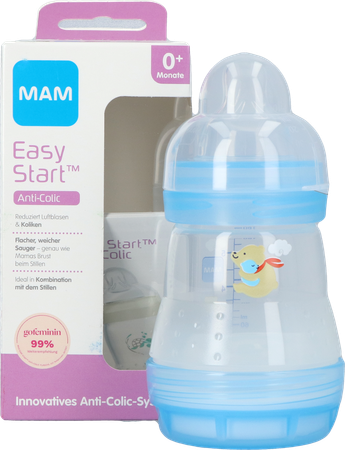 Mam Zuigfles Easy Start A/colic Jongen 160ml 5