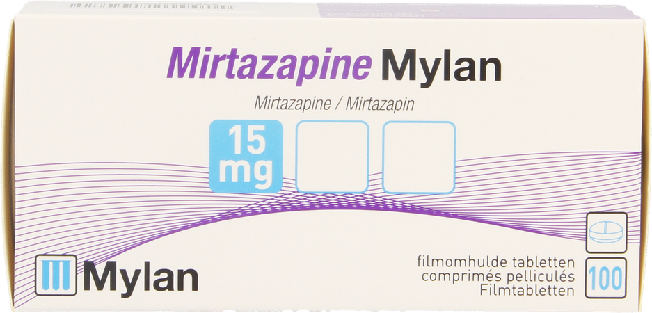Mirtazapine Viatris 15mg Comp Pell 100 1