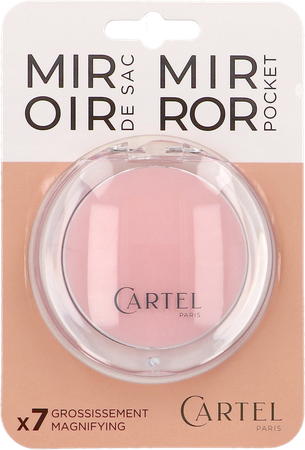 Vitry Miroir Sac Rond Rose Diametre 9cm Grossis 7 1