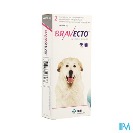 Bravecto Kauwtabletten Hond 2x1400,0mg 1