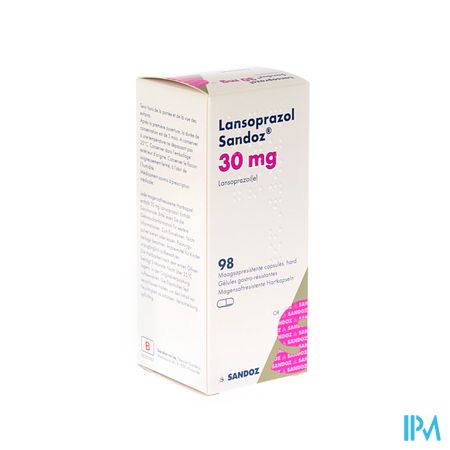 Lansoprazol Sandoz 30mg Caps 98 X 30mg