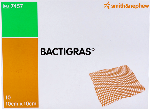 Bactigras Verband 10cmx10cm 10 7457 2