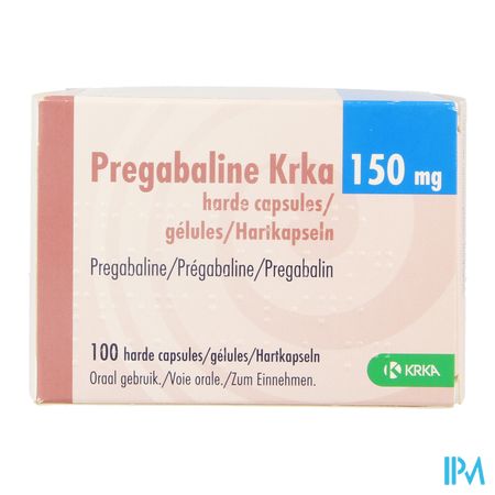 Pregabaline Krka 150mg Caps Dur 100 X150mg 1