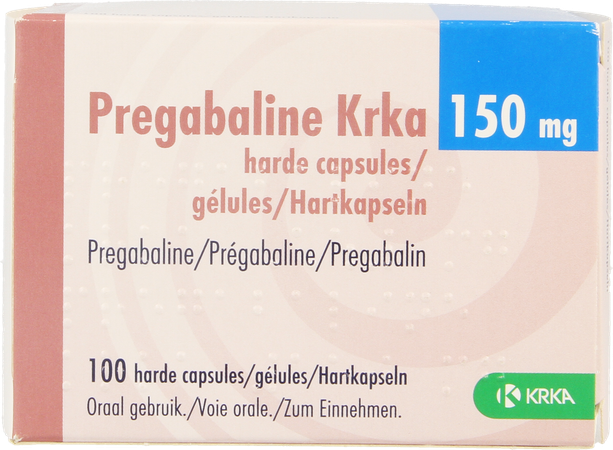 Pregabaline Krka 150mg Harde Caps 100 X150mg 1