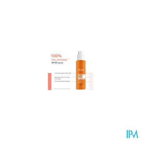 Avene Zon Spf50 Spray 200ml 8