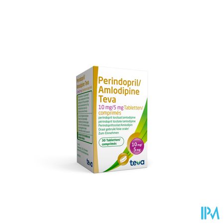 Perindopril Amlodipine Teva 10mg/ 5mg Comp 30