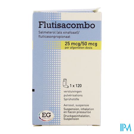 Flutisacombo 25Mcg/ 50Mcg Aerosol 120D 3