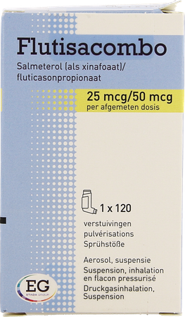Flutisacombo 25Mcg/ 50Mcg Aerosol 120D 3