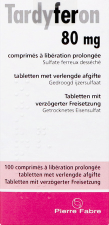 Tardyferon Orifarm 80mg Filmomh Tabl 100 Pip 1