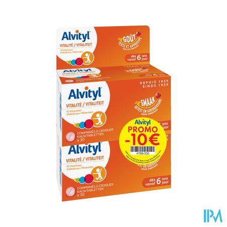 Alvityl Vitaliteit Kauwtabl 30x2 Promo