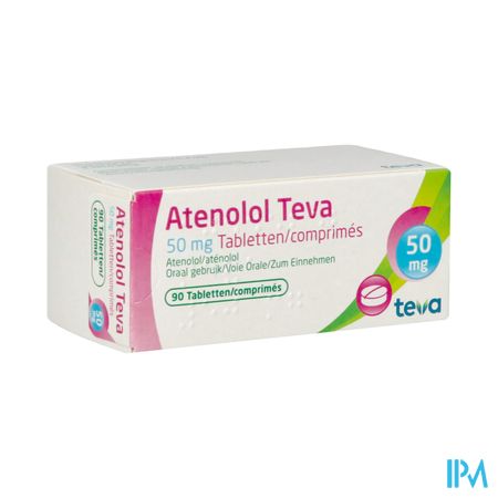 Atenolol Teva Comp Enrob 90x 50mg