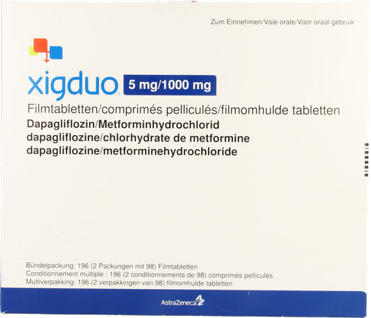 Xigduo 5mg/1000mg Comp Pell 196 1