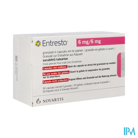 Entresto 6mg/6mg Granules Caps 60