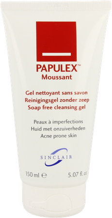 Papulex Schuim Reinigingsgel Z/zeep Tube 150ml 2