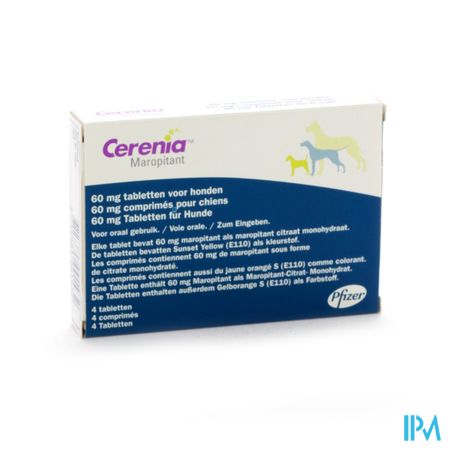 Cerenia 60mg Comp 4 Voor Honden