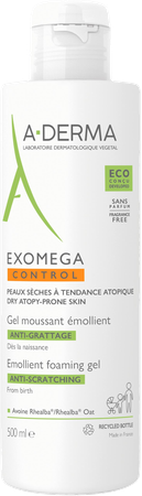 Aderma Exomega Control Emolierend Gel Schuim.500ml