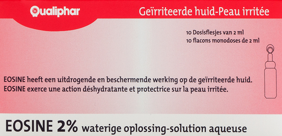Eosine 2% Qualiphar Monodosissen Amp 10x2ml 2