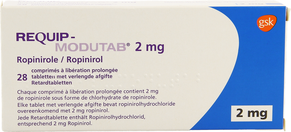Requip Modutab Comp 28 X 2,0mg 2