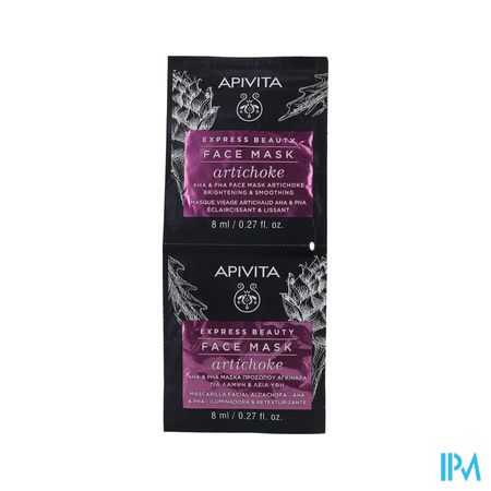 Apivita Expr.beauty Aha Pha Face Mask Artich.2x8ml