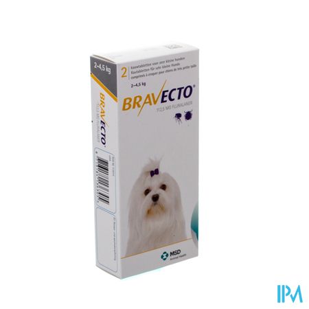 Bravecto Kauwtabletten Hond 2x 112,5mg