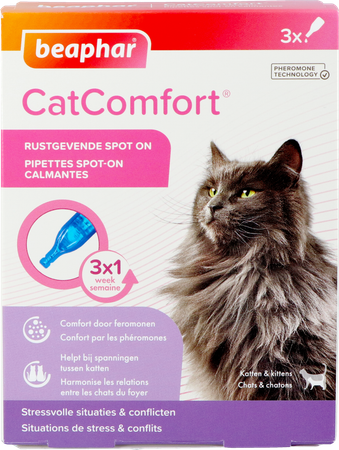 Beaphar Cat Comfort Spot On Rustgevend 3 X 0,55ml 1