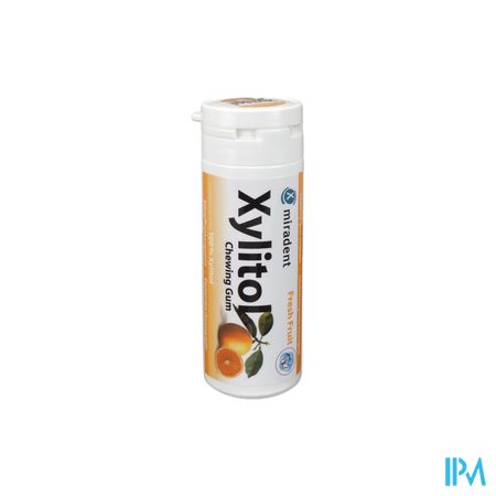 Miradent Chewing Gum Xylitol Fruits S/sucre 30