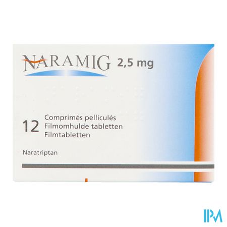 Naramig 2,5mg Pi Pharma Comp Pell 12 Pip 1