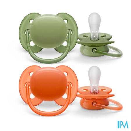 Philips Avent Fopspeen +18m Ultra Soft Kaki/terr.2 1