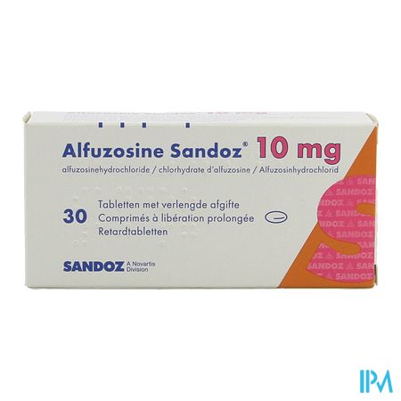 Alfuzosine Sandoz Comp 30 X 10mg 3